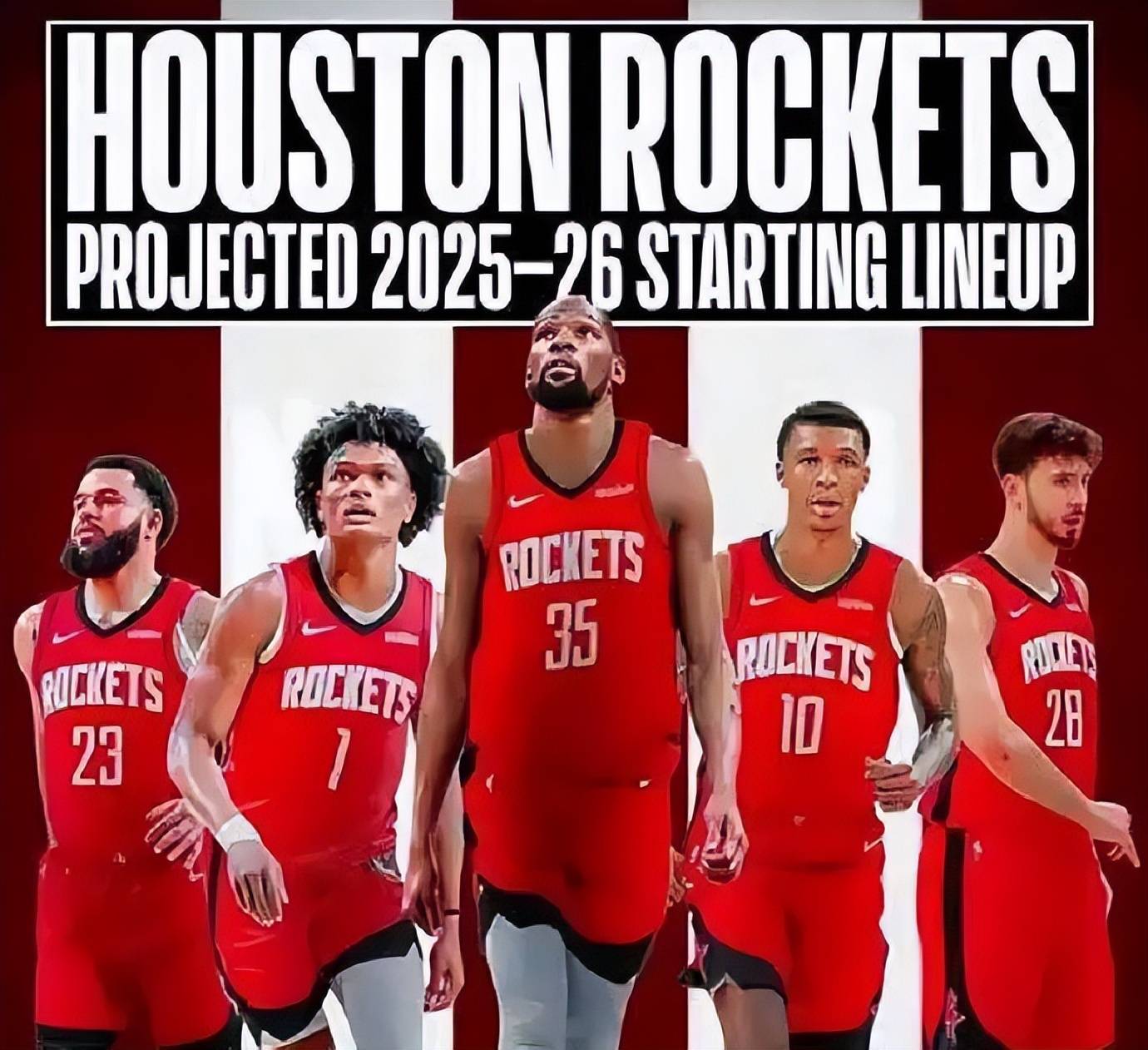 火箭锋线告急!5300万引援缺席揭幕战,杜兰特成唯一指望