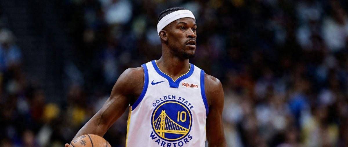 大笑,勇士队吉米·巴特勒的新发型让斯蒂芬·库里捧腹